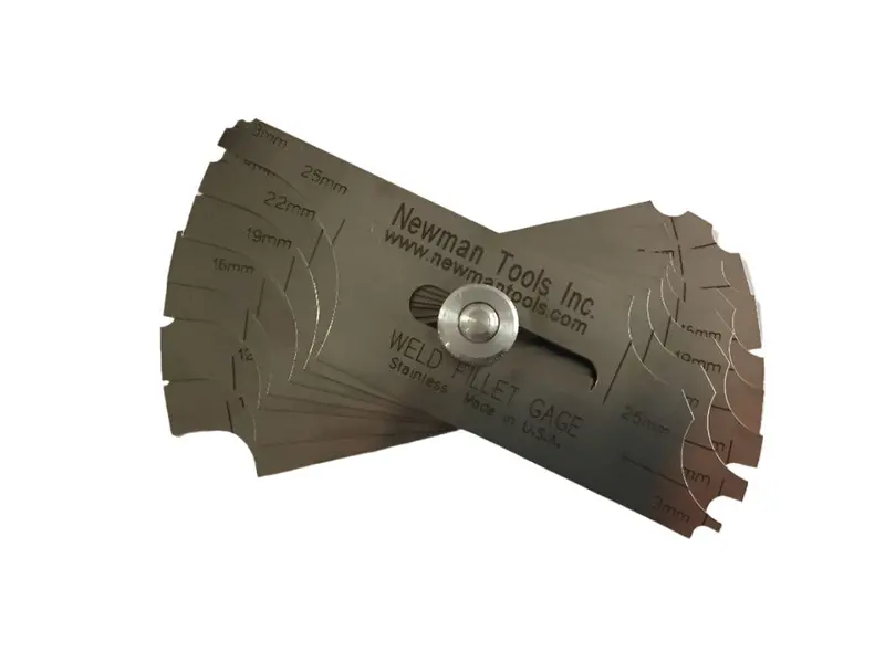 Wg-8C Metric Fillet Weld Gauge Set – 7-Piece Kit 1