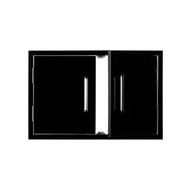 Whistler By Bonfire Outdoor Black Series 22" × 33" Double Door Cabinet – Cbadd-B 1