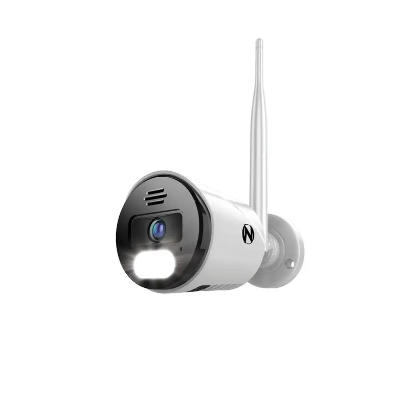 Wi-Fi Plug-In 4K Spotlight Camera – White, With 2-Way Audio & Sound Alerts 1