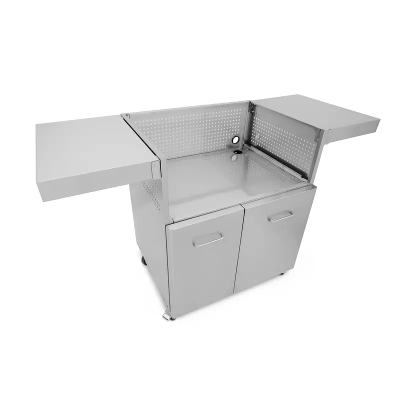 Wildfire 30-Inch Stainless Steel Griddle Cart With Cabinet 1