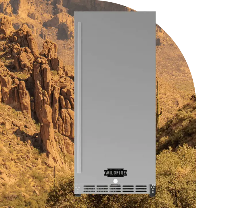 Wildfire Compact Stainless Steel Outdoor Fridge (15" Or 24") 1