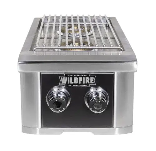 Wildfire Ranch Pro 14-Inch Stainless Steel Dual Side Burner 1