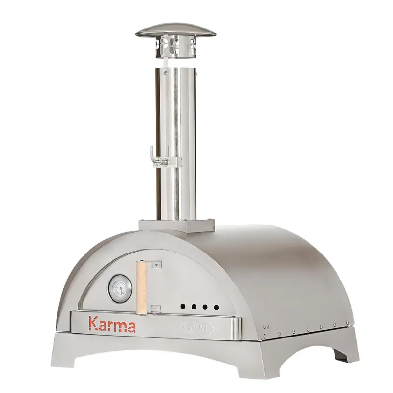 Wppo Karma 25-Inch Countertop Wood-Fired Pizza Oven With 304 Stainless Steel Stand (Wkk-01S-304) 1