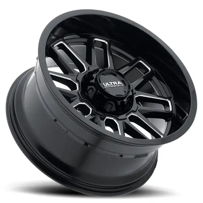 231 Series Butcher Wheel — 20X9 Inch Black Machined Finish 1