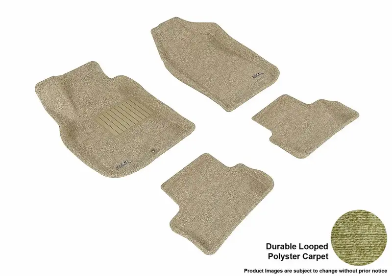 3D Maxpider Classic Floor Mats – Tan 4-Piece Set (Front & Rear), Limited-Stock Exclusive 1
