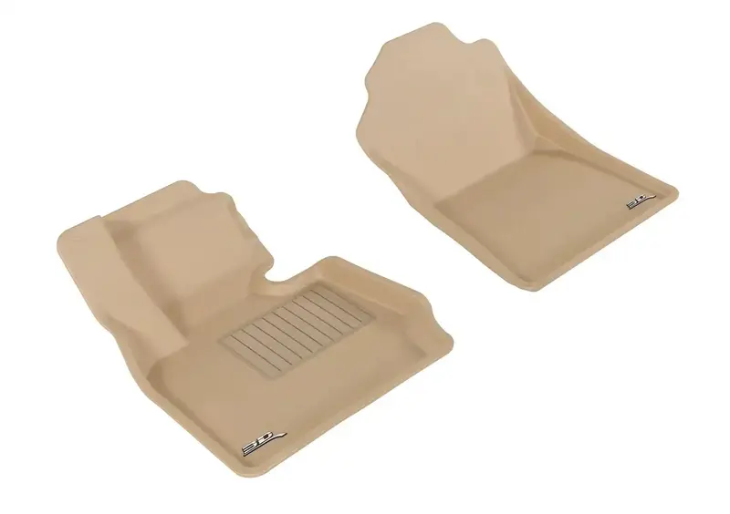 3D Maxpider Kagu Tan Two-Piece Front Floor Mat Set (Model L1Bm03211502) 1
