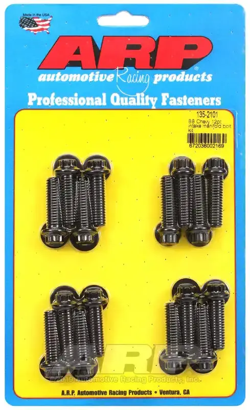Arp 135-2101 High-Strength Intake Manifold Bolts – Designed For Chevy Big-Block 396/454 Engines 1