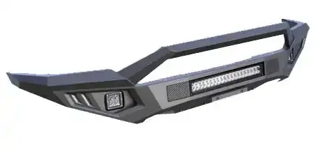 Black Horse Off-Road Afb-Ra10 Matte Steel Armour Ii Front Bumper – Heavy-Duty Aftermarket Upgrade 1