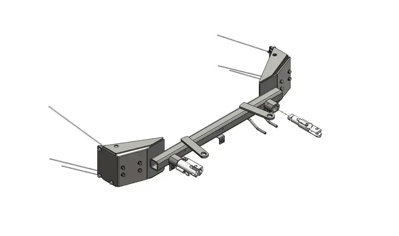 Blue Ox Bx1732 Tow Bar Base Plate – Removable Tabs, 4,000 Lb Rating 1