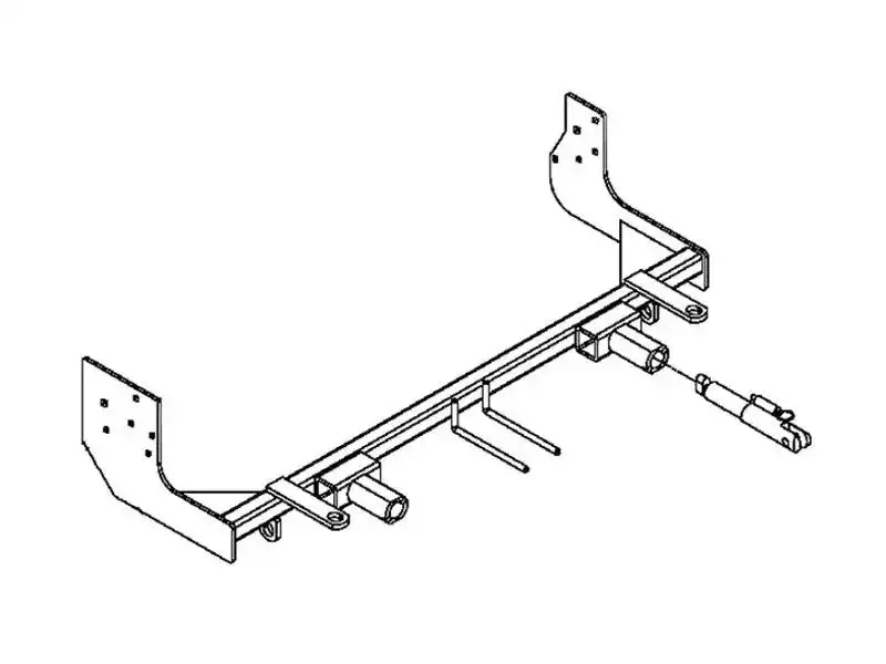 Blue Ox Bx2521 Tow Bar Base Plate – Includes Removable Attachment Tabs, 3,500-Lb Rating 1
