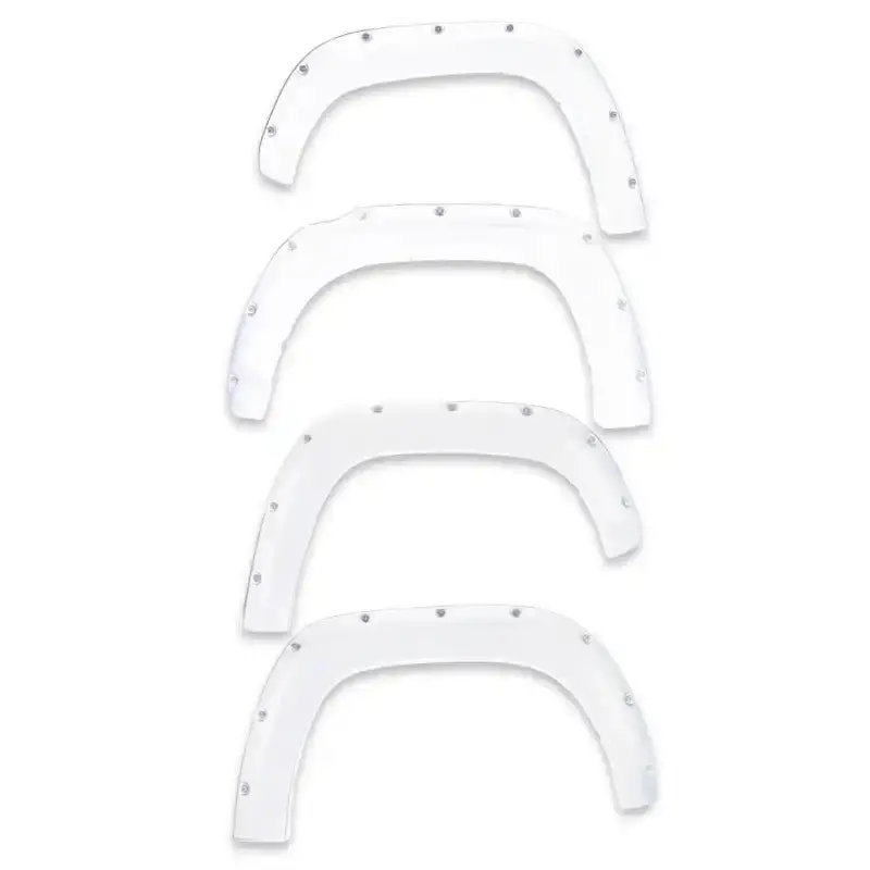Egr Bolt-On Style Color-Matched Fender Flares For 2016+ Nissan Titan Xd – Blizzard White Set 1