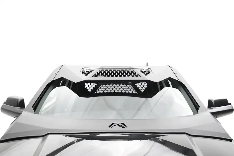 Fab Fours Vc4400-B Paintable Vicowl Roof Visor & Cowl Combo – Uncoated Steel Construction 1