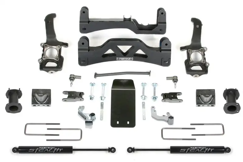 Fabtech K2190M 6-Inch General Ii Lift System With Stealth Shocks – For 2009–2013 Ford F-150 4Wd 1