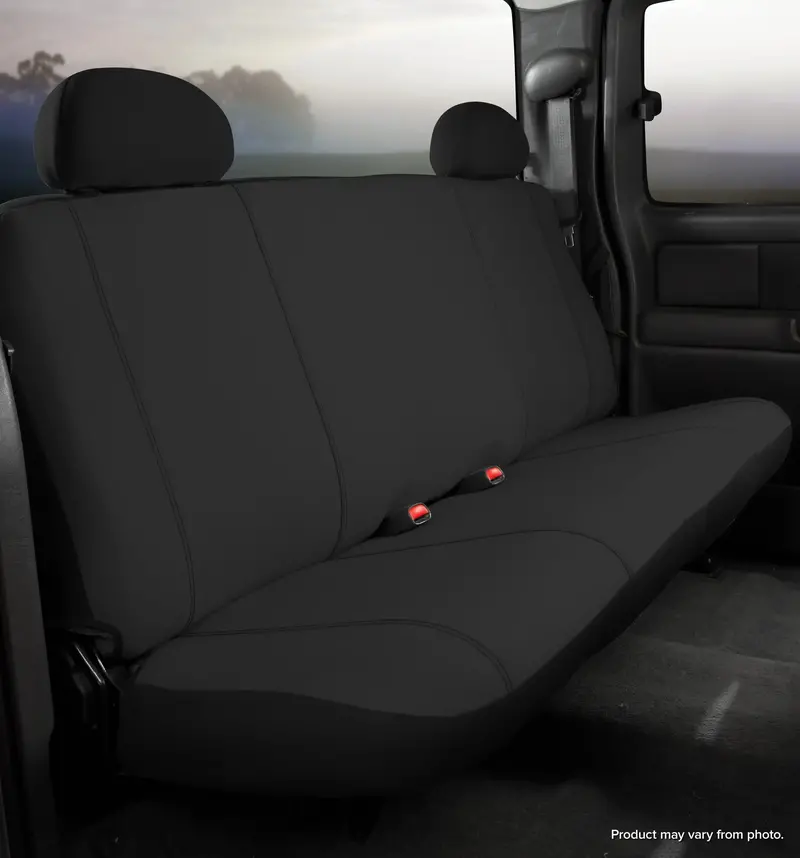 Fia Sp80 Series Universal Front Seat Protector – Poly-Cotton Blend, Black/Taupe 1