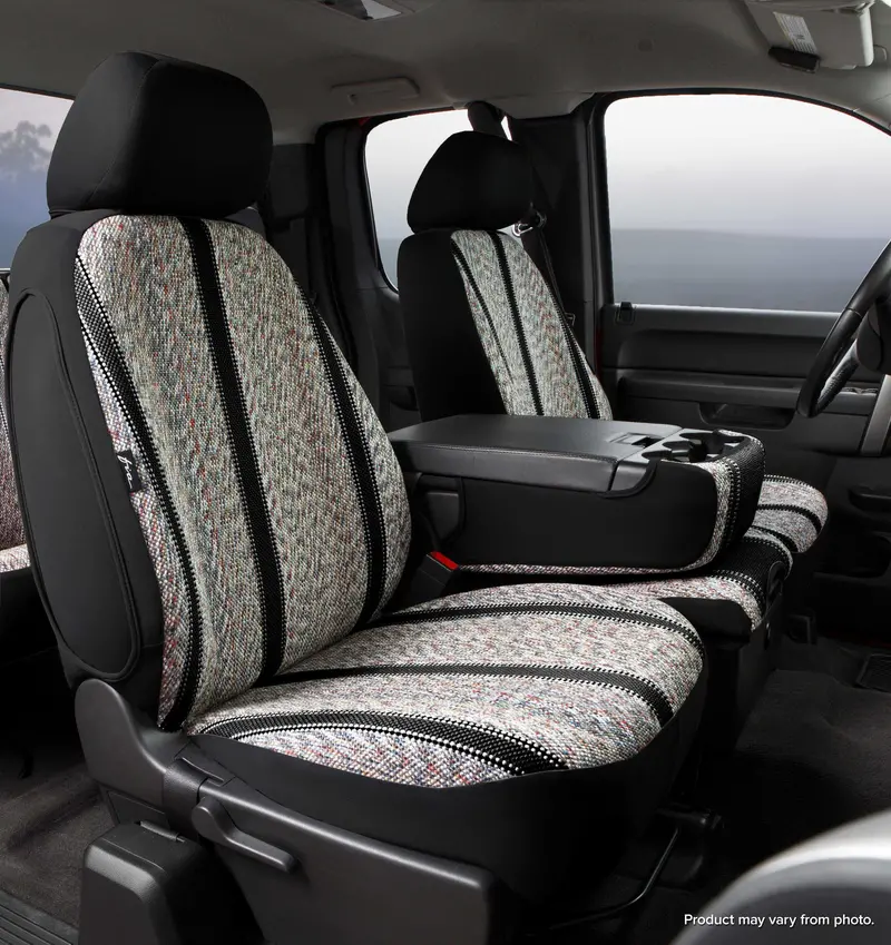 Fia Tr40 Series Custom-Fit Front Seat Covers – Black Wine Saddleblanket Style For Jeep Wrangler 1