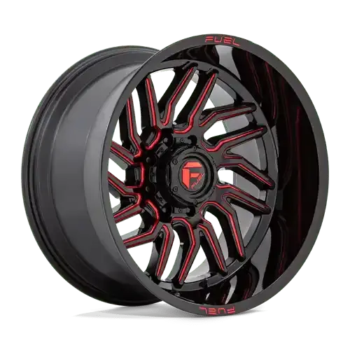 Fuel Off-Road D80824208947 Alloy Wheel: 24X12", 6X135 Bolt Pattern, Gloss Black Machined Face, -44Mm Offset 1