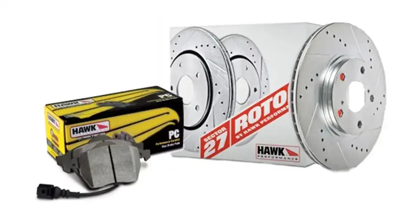 Hawk Performance Hk4032.520Z Sector 27 Rear Brake Kit – Includes Performance Ceramic Pads 1