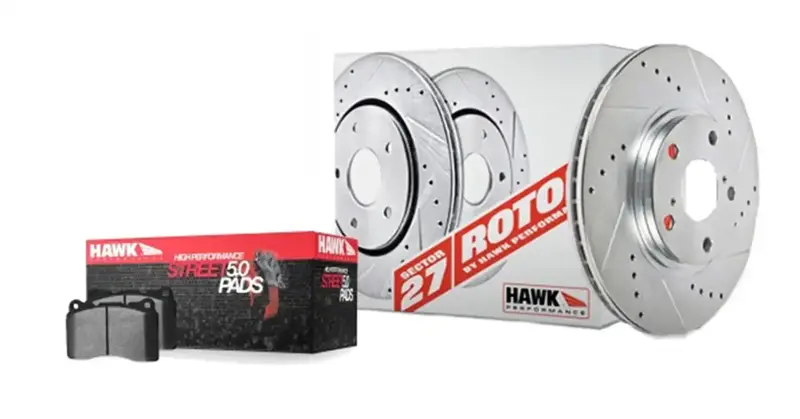 Hawk Performance Hk5151.158B Sector 27 Rear Brake Kit With Hps 5.0 Pads (Limited Stock) 1