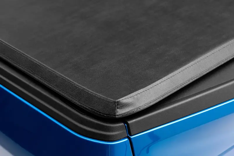 Lund 950185 Genesis Tri-Fold Tonneau Cover – Premium Black Leather-Texture Finish 1
