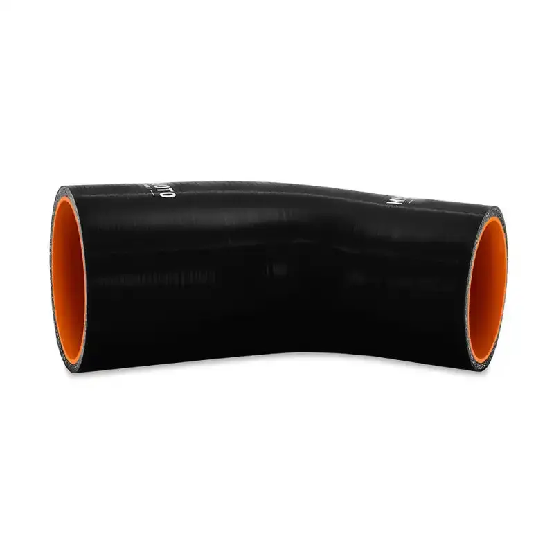 Mishimoto 45° Silicone Reducer Coupler – 2" To 2.5", Black 1