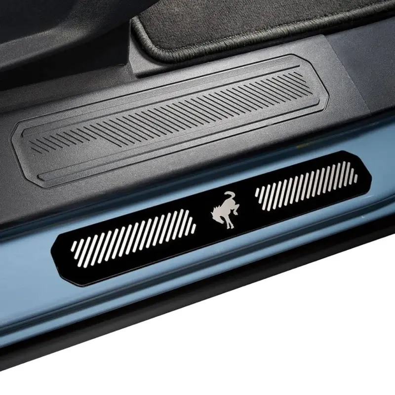 Putco Bronco Etched Door Trim Kit – 4-Piece Set With "Bronco" Logo For Ford Bronco 4-Door 1