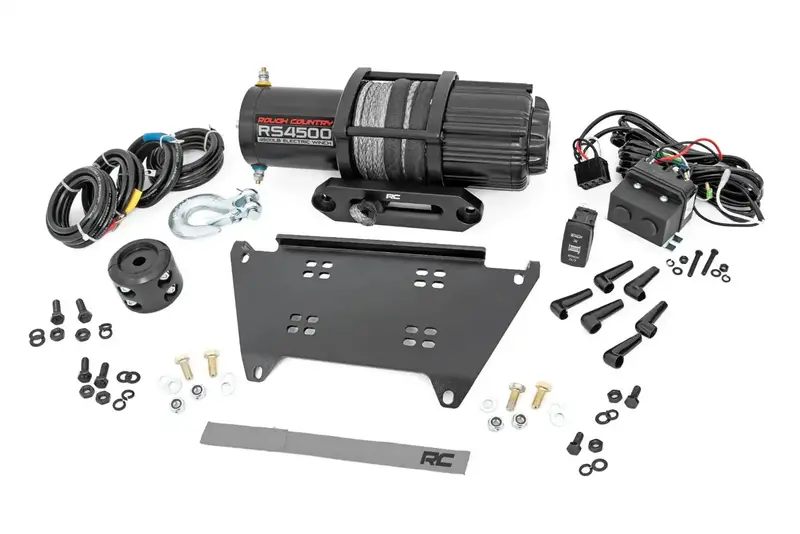Rough Country 92065 Winch Mounting Plate – Compatible With Rs4500S Winch 1