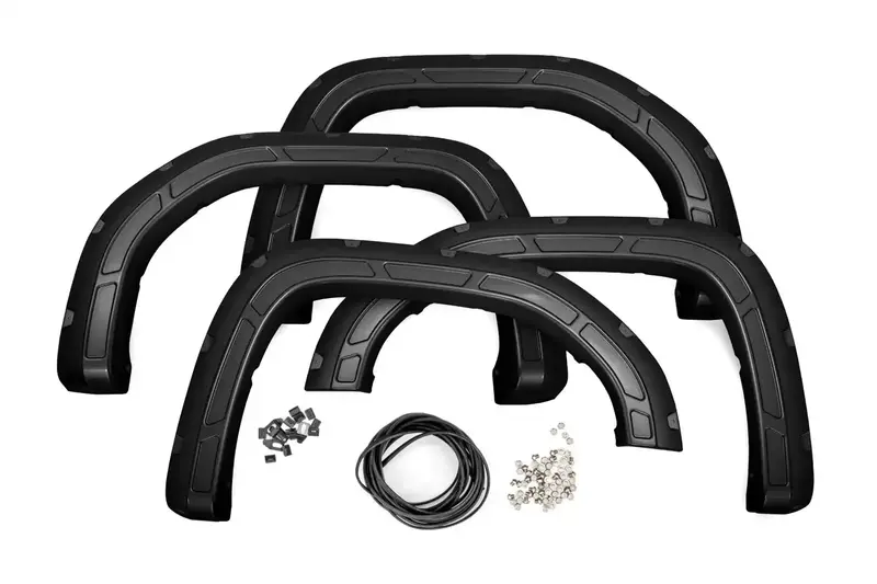 Rough Country A-G11950-Rcgb Gloss Black Pocket-Style Fender Flares – Defender Series 1