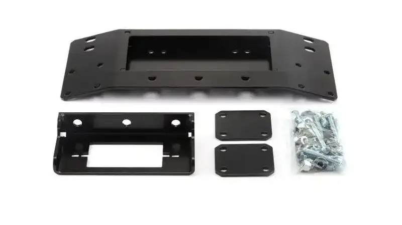 Warn 101260 Universal Winch Mounting Bracket Kit – Bolt-On Installation For Most Bumpers 1