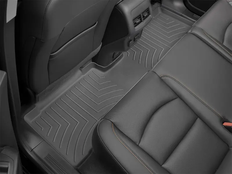Weathertech Digitalfit Floorliner – Rear Seat, Laser-Scanned Precision Fit, Black 1