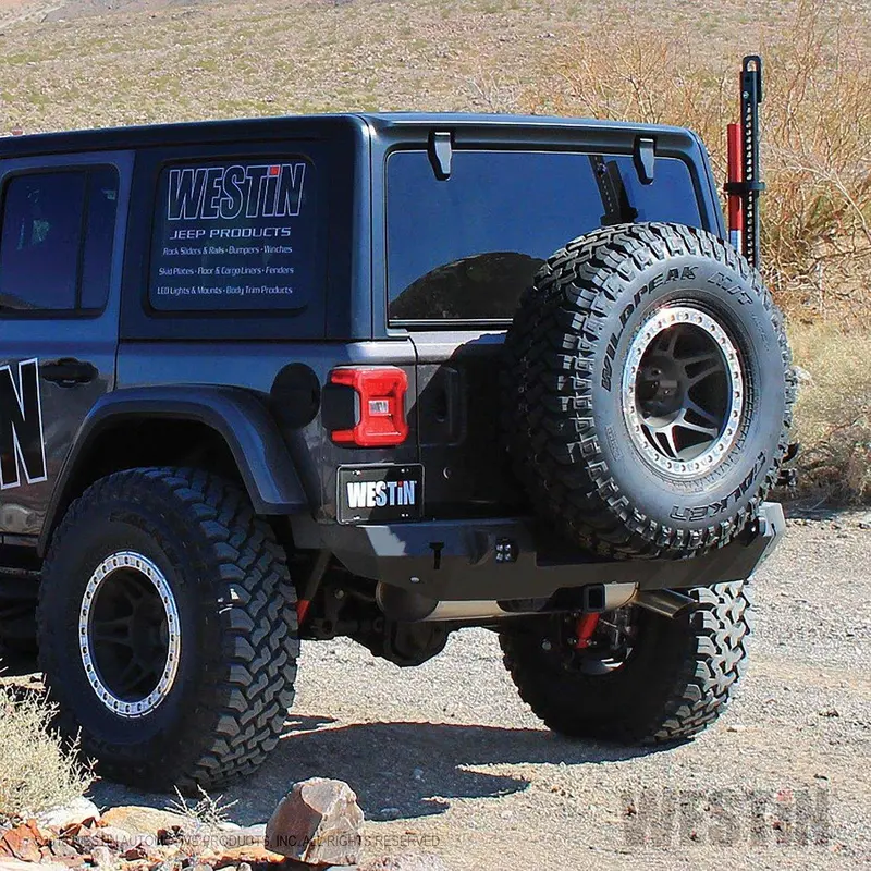 Westin Wj2 Rear Bumper – Heavy-Duty Steel Bumper For Jeep Grand Cherokee (Part #59-82025) 1